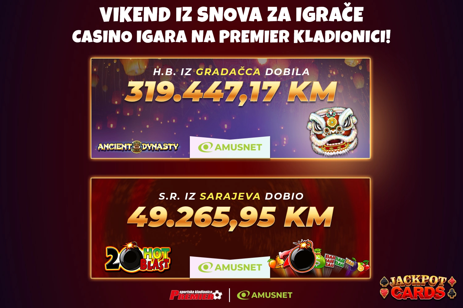 Spin koji mijenja život: Premier Jackpot donio bogatstvo!